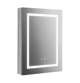 Зеркало-шкаф с подсветкой Aquatek AQ7504-MLC 50 см хром