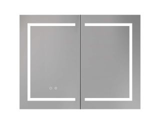 Зеркало-шкаф с подсветкой Aquatek AQ7904-MLC 90 см хром