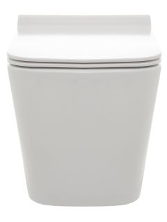 Подвесной унитаз AQUAme AQM2003 с крышкой-сиденьем белый глянцевый