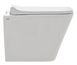 Подвесной унитаз AQUAme AQM2004 с крышкой-сиденьем белый глянцевый