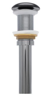 Донный клапан для раковины AQUAme AQM7002-0MB без перелива чёрный матовый