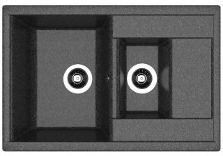 Кухонная мойка Dr. Gans Астра 760К чёрный
