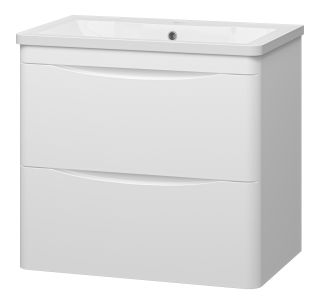 Подвесная тумба под раковину Misty Атлантик 70 см белый