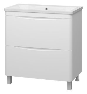 Напольная тумба под раковину Misty Атлантик 80 см белый