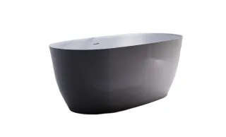 Ванна из искусственного камня Astra-Form Атрия 01010044 170x75 см с интегрированным переливом белый глянец