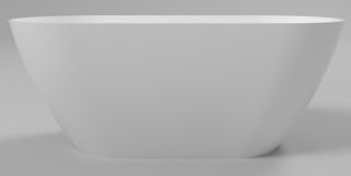 Ванна из искусственного камня Whitecross Coral A 0213.165075.100 165x75см белый глянец