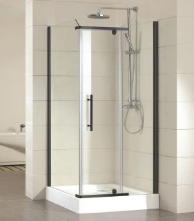 Душевое ограждение AZARIO EDMONTON AZ-NNC1231 900 BLACK 900х900х2000