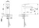 Смеситель для раковины AZARIO CASTELO AZ-VJC168274C