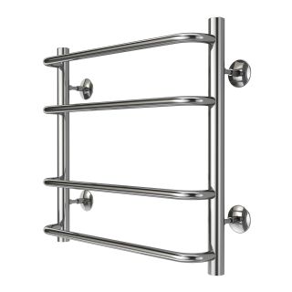 Полотенцесушитель водяной AZARIO FERRARA AZ09155 500/500 4 секций, нижнее/диагональное подключение, 1/2, хром