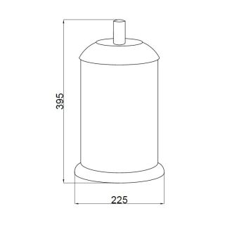 Ведро Boheme Murano золото 10907-G