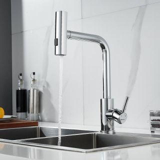 Смеситель для кухни Shevanik S263 с мультифункциональным изливом хром