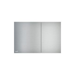 Кнопка управления AlcaPlast с подсветкой хром матовый свет - белый AIR LIGHT-WHITE