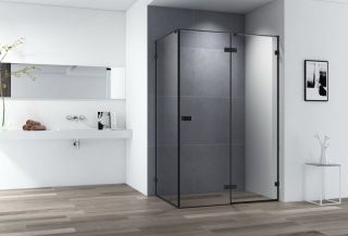 Душевой уголок Cezares Bellagio 140x80см чёрный BELLAGIO-AH-1-140/80-C-NERO