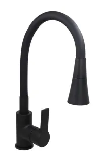 Смеситель для кухни Stella Polar Тулуза S3865-2 матовый черный