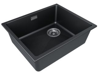 Мойка кухонная Paulmark Lumi LU55SK-BLM чёрный металлик