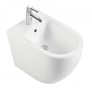 Биде приставное ABBER Bequem AC1152 белый