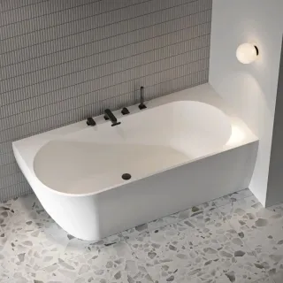 Смеситель на борт ванны Ravak Chrome X070445 чёрный матовый