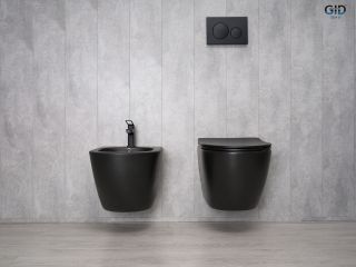 Унитаз подвесной Gid Bm2198 62226Y черный матовый 49x36x35.5
