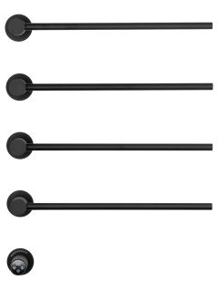 Полотенцесушитель электрический встраиваемый Wonzon & Woghand M?nchen WW-A354-MB 52x70 см с внутренней частью чёрный матовый