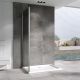 Душевая стенка ABBER Schwarzer Diamant 100см хром S100