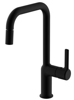 Смеситель для кухни Haiba HB70814-7 чёрный матовый