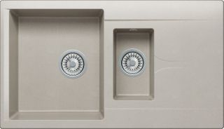 Мойка кухонная Polygran BRIG-870 серый 627376