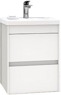 Подвесная тумба под раковину Art&Max Family 40см белый глянцевый Family-400-2C-SO-BL