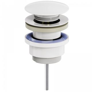 Донный клапан для раковины Wonzon & Woghand WW-SS07-MW белый матовый