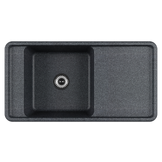 Мойка кухонная Акватон Беллис 97см графит 1A725132BS210