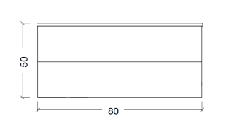 Тумба под раковину Armadi Art Neoart 80см тёмное дерево 831-080-BW