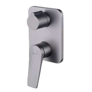 Встраиваемый смеситель для душа Lemark Bronx LM3727GM графит