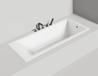 Ванна из искусственного камня Salini Cascata S-Sense 104213G 180x80см белый глянцевый