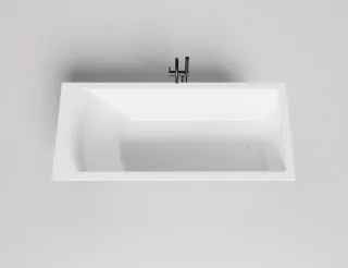 Ванна из искусственного камня Salini Cascata Kit S-Sense 104513G 180x80см белый глянцевый