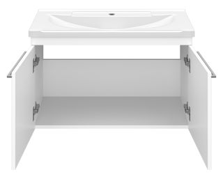 Подвесная тумба под раковину Brevita Catania CAT-01080-074П 80см белый