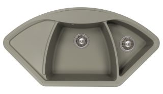 Кухонная мойка Florentina Гави серый шёлк
