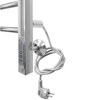 Полотенцесушитель электрический Domoterm Куба DMT П8 500x800 EK R хром