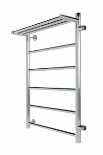 Полотенцесушитель водяной Indigo Line LLSHSW70-60R-б/п-60 с полкой 70x60 см хром