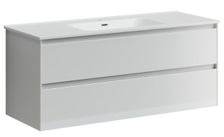 Подвесная тумба под раковину Sancos Cento CN120-1W 120см белый глянец