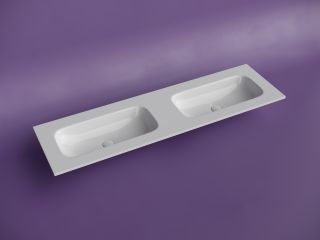 Раковина Ceramicanova Grace CN7023wx с двумя чашами 160 см белый