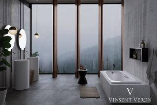 Ванна чугунная Vinsent Veron Concept VCO1707042 170x70см без отверстий для ручек