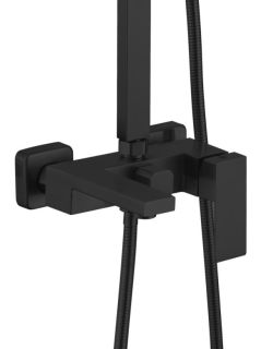 Душевая стойка Haiba HB24803-7 чёрный матовый