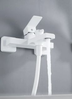 Смеситель для ванны Knotlor KN-22/WY, белый