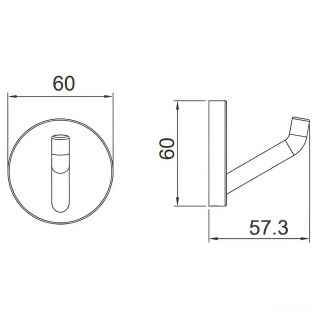Крючок Gappo G30705-13 золотой сатин