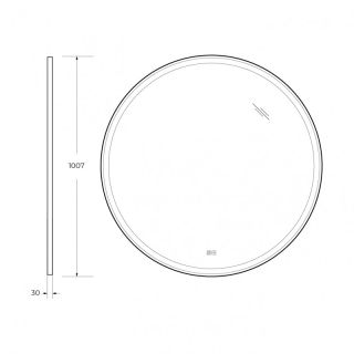 Зеркало Cezares с подсветкой и подогревом CEZARES CZR-SPC-CADRO-1000-LED-TCH-WARM