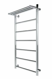 Полотенцесушитель водяной Indigo Line LLSHSW90-50R-б/п-80 с полкой 90x50 см хром