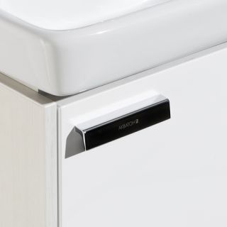 Тумба под раковину Акватон Йорк 50см белый/выбеленное дерево 1A170901YOAY0