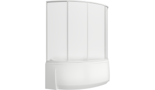 Акриловая ванна Bas Фэнтази 150x88 см левая без гидромассажа