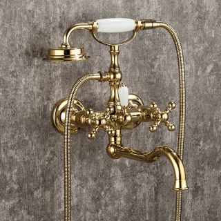 Смеситель для ванны Gappo G3289-6 золото