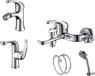 Комплект смесителей DQ DA1370001SET (DA1372101,DA1372201,DA1373201)