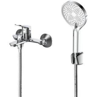 Смеситель для ванны с душем DQ Leipzig короткий излив хром (DA1763201)